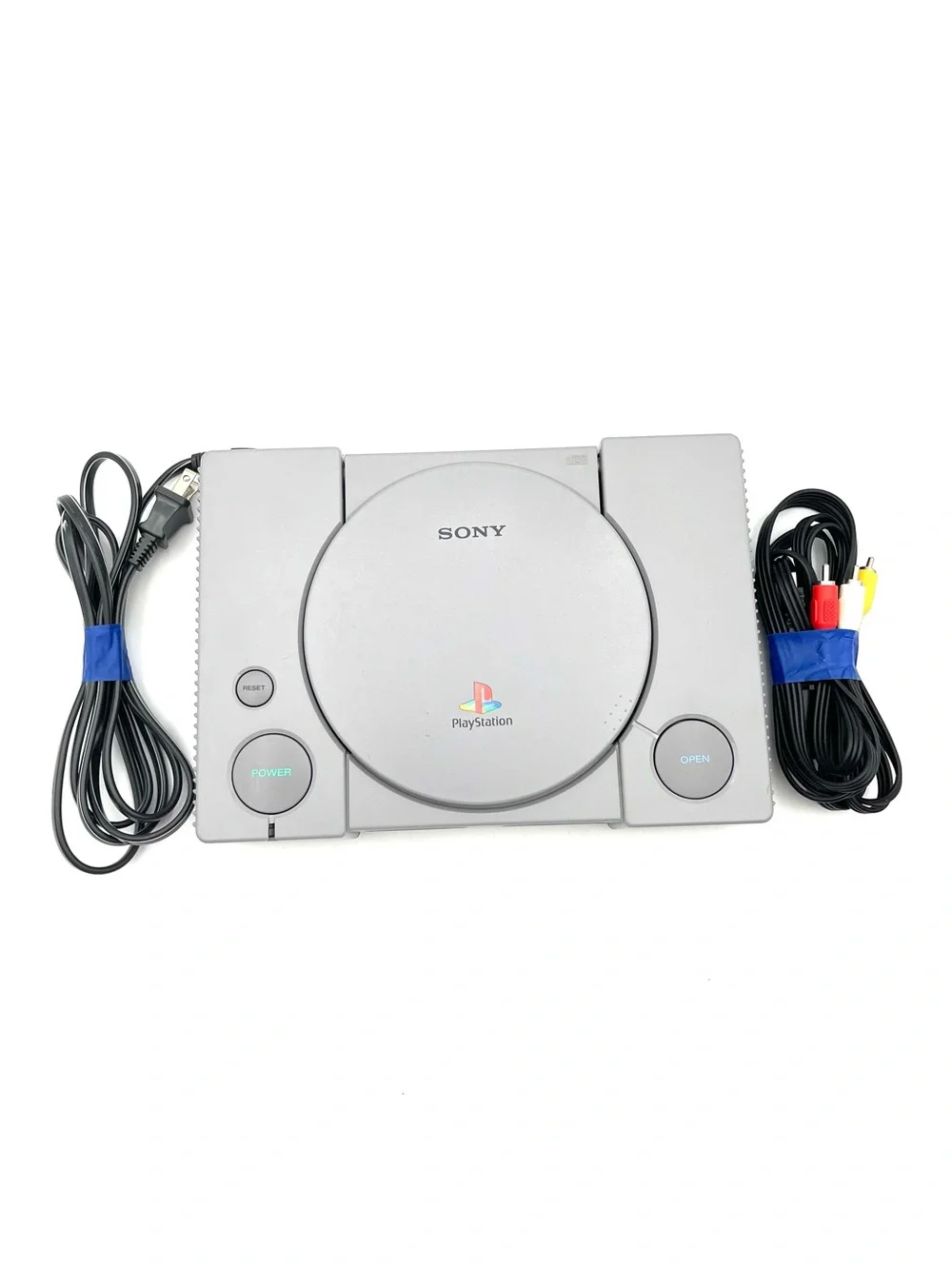 Vintage Sony PlayStation Classic Gray Console with AV Cables - Picture 1 of 8